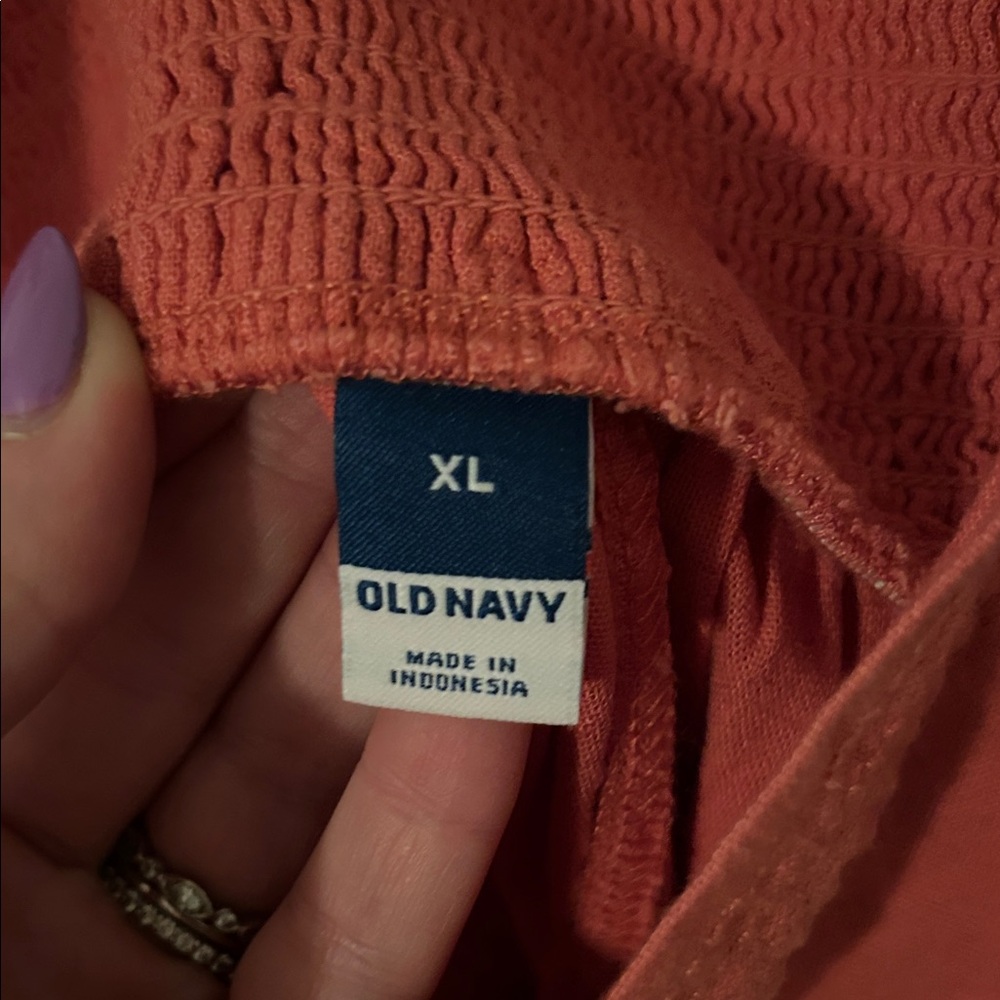 Old Navy Coral Mini Dress - Picture 2 of 4